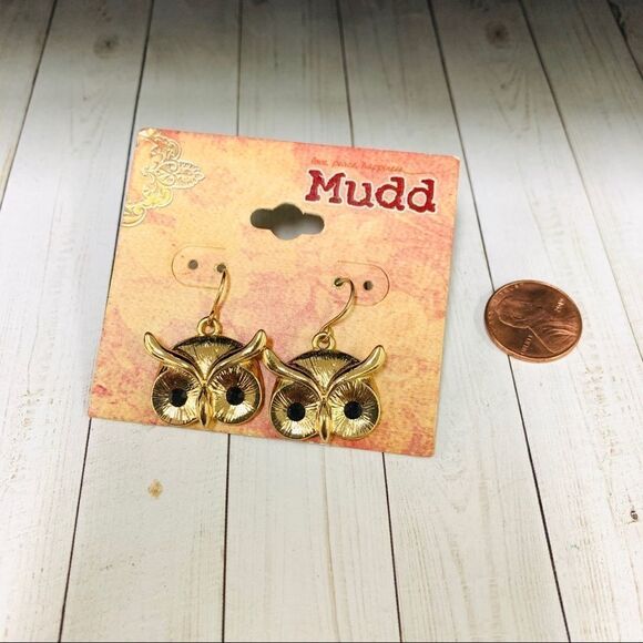 Mudd Owl Earrings  - Picture 1 of 2